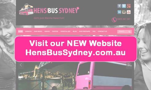 Hens Bus Sydney website